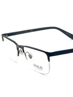 NEW POLO RALPH LAUREN PH 1206 9157 Dark Gunmetal Grey Men Eyeglasses 54mm 17 145